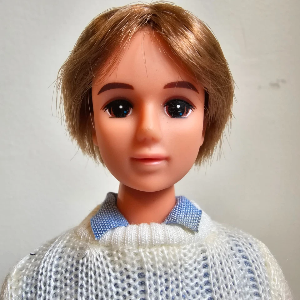 Suéter Tejido Muñeca Takara Jenny Boyfriend Jeff Ojos Marrones Japón De Colección 11.5" Foto 2 de 4