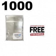 1000 OPP Plastic Wrap Bag for Slim Blu-Ray Case 7mm  1-3 DAY