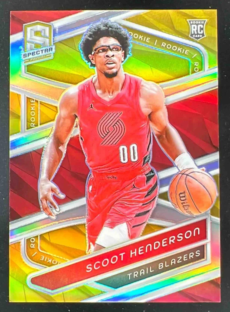 2023-24 Panini Spectra Gold #142 Scoot Henderson RC /10