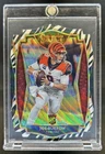 2020 Panini Select Joe Burrow RC Zebra Prizm Die Cut Premier Level #146 Bengals