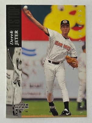 1993 Upper Deck Minors Derek Jeter #185 Greensboro Hornets Yankees HOF