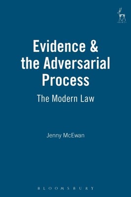 McEwan - Evidence and the Adversarial Process Revised - paperback or - X555z