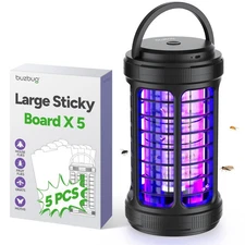 360Â° Pro Fly Trap Indoor, Dual-Band LED Lamp, 4500mAh Battery, Bug Mosquito G