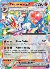 CINDERACE EX 038/217 ASCENDED HEROES POKEMON ...