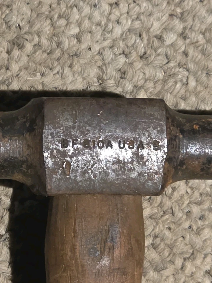 Snap On BF610A EUA Encolhimento Redondo/Quadrado Waffle Face Auto Body Hammer - Imagem 4 de 4