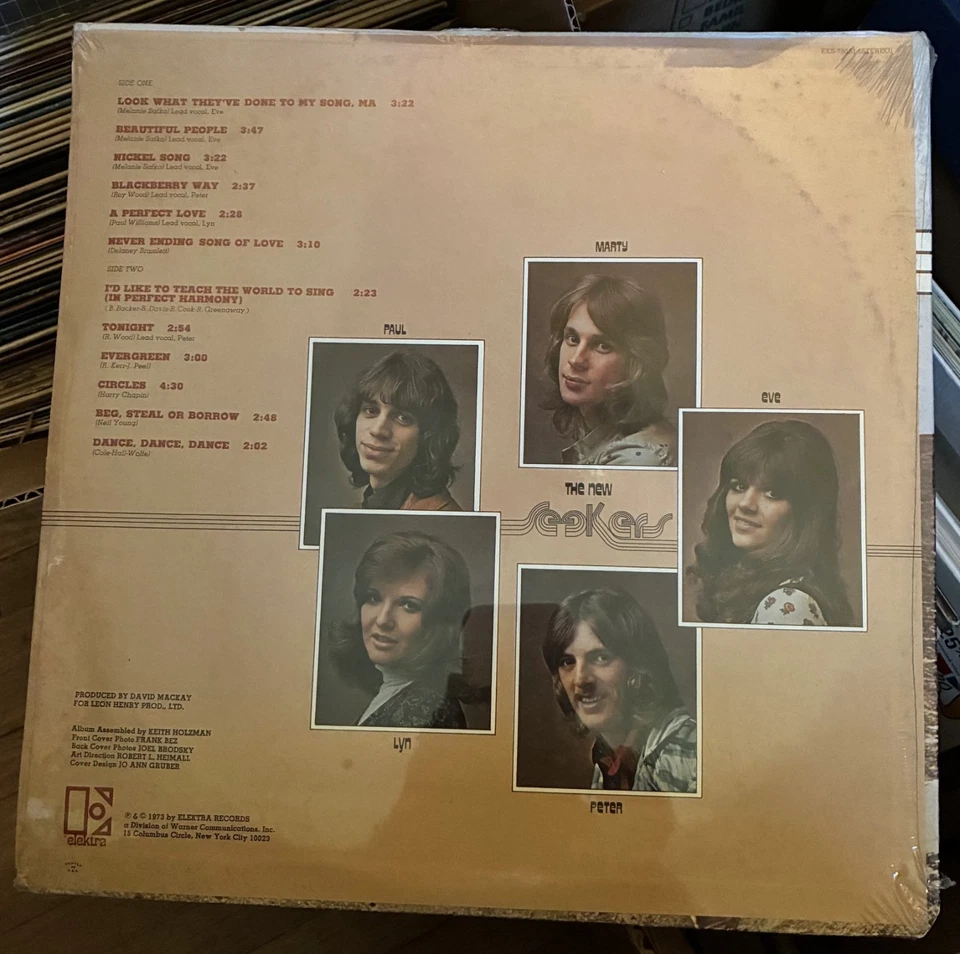 The Best of The New Seekers SEALED Vinyl LP Record Elektra – EKS 75051 - Image 2 of 3