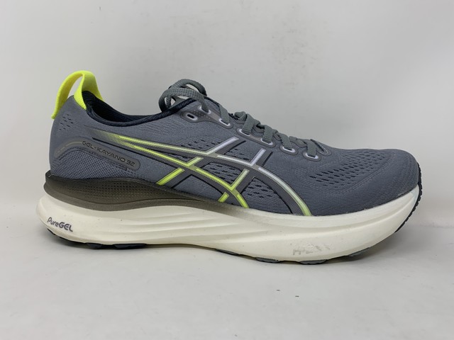 Men's Asics Gel-Kayano 32, Gravel/Citron, 9.5 D Medium US | eBay