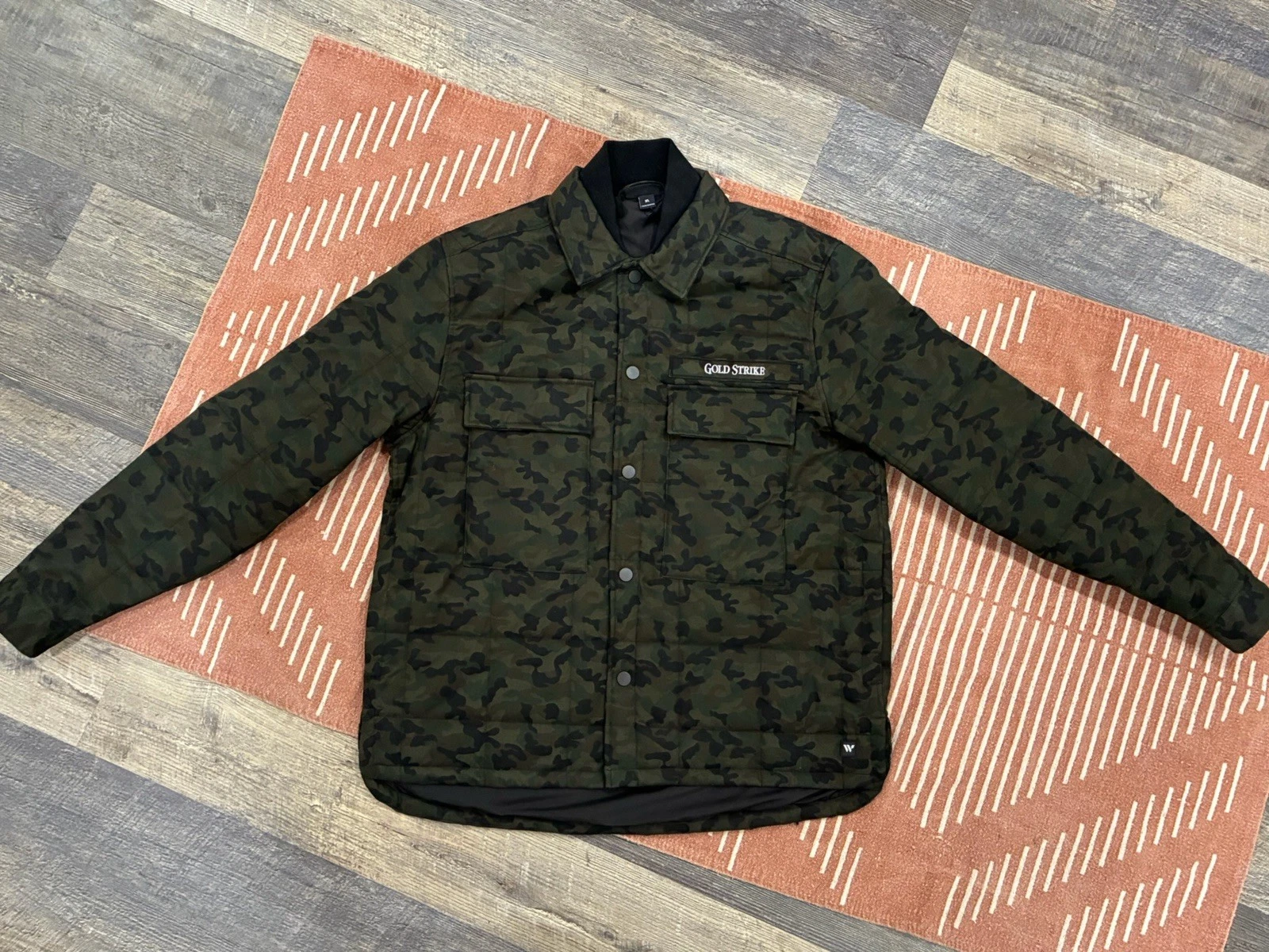 The Wild Collective: GOLD STRIKE EDITION Men’s Camouflage Jacket Size XL NWT - product detail image 1