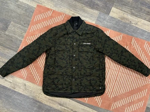 The Wild Collective: GOLD STRIKE EDITION Men’s Camouflage Jacket Size XL NWT video thumbnail