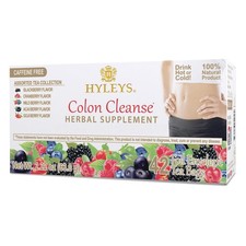 Hyleys Colon Cleanse Herbal Tea Assorted 42 Individually Wrapped Tea Bags