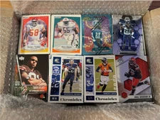 Football Card Lot MANY DUPLICATES 2300+ (11 lbs) Bulk Football Cards Commons NFL