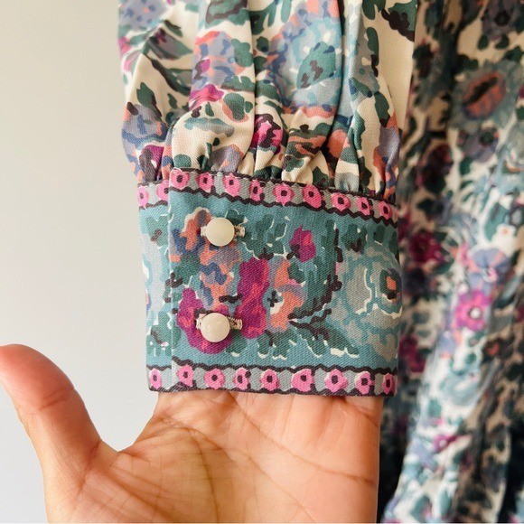 New Sezane Boheme Floral Print Women's Dress Size 2 image 4