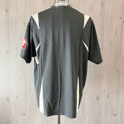 Supreme Crest Soccer Jersey Black Pink Green Maroon FW24 | eBay