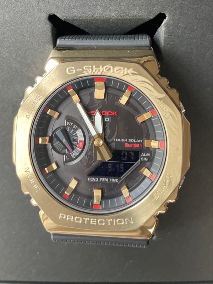 CASIO G-SHOCK GBM-2100 Gold Tough Solar Bluetooth Stainless Steel New from Japan