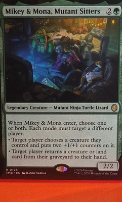 Mikey & Mona, Mutant Sitters Commander: Teenage Mutant Ninja Turtles Regular