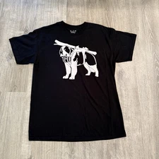 Big Dog Powder Hound Black Ski T Shirt - Large 