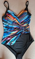 Neu Badeanzug  Gr. L / 42 schwarz / bund