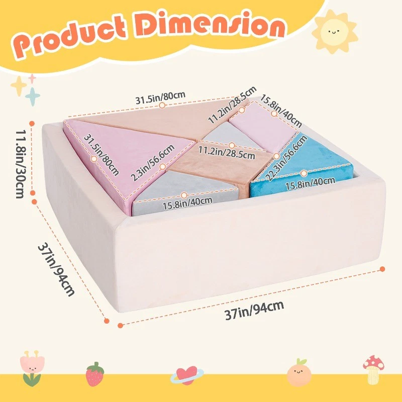 Развивающие игрушки танграм пазлы диван модульный детский игровой диван пазл игрушка для решения - Изображение 4 из 4