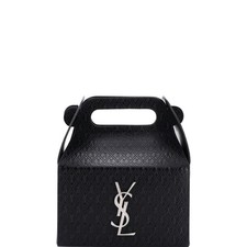 Saint Laurent Take-Away Box Bag Monogram All Over Leather
