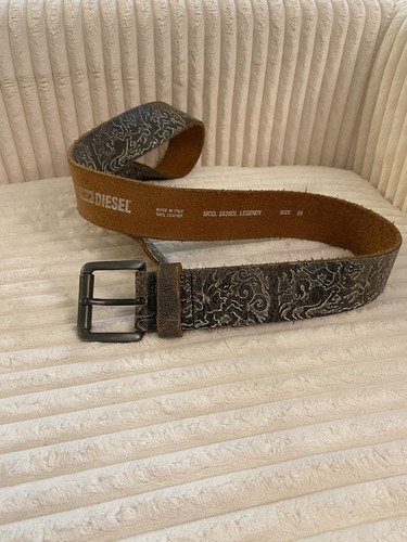 VINTAGE 2005 DIESEL "Spare Parts" Legendy Belt - Made in Italy - SIZE 95 cm