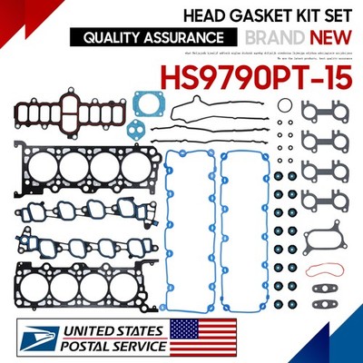 Full Gasket Set Fit For FORD E-250 ECONOLINE 2000-02 5.4L HS9790PT-15 OE Quality