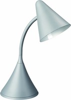 Schreibtischlampe Massive Benny Tischlampe Tischleuchte 1Xg9 H29,6Cm Silber Grau