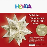 FaltbläTter 20X20Cm Heyda 204875531, Bastelpapier, Origami-Papier