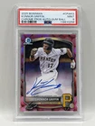 2025 Bowman Chrome Konnor Griffin Gum Ball Snack Refractor Auto #2/5 PSA 9 Mint
