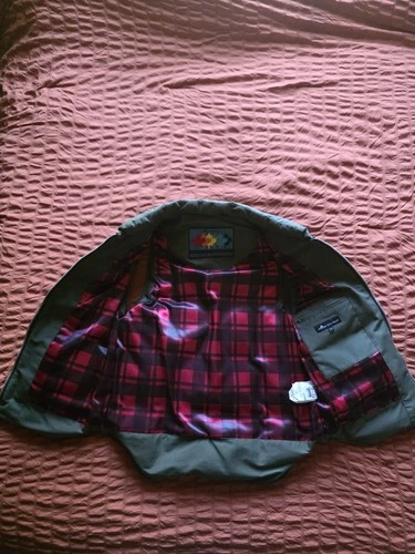 Men's Vintage Moose Knuckles Down Vest - Size Medium Olive image 2