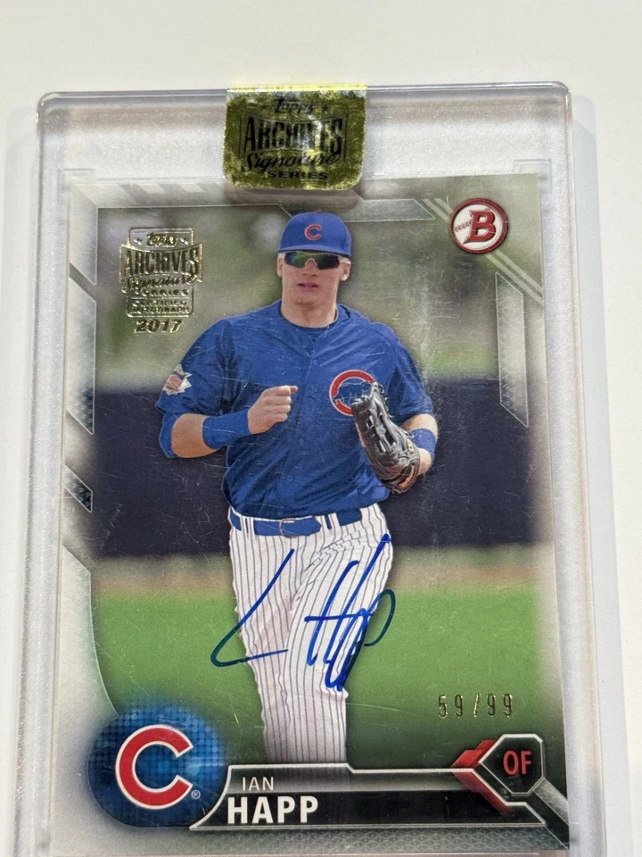 2017 Topps Archives Signature Series - Active Player Edition Buybacks Ian Happ - Image 3 of 4