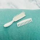 Vintage Barbie Francie 60's White Hair Fair Comb Brush Set PAK