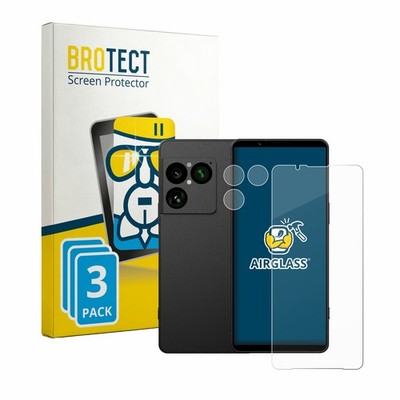 3x Panzerfolie Schutzglas für Sony Xperia 1 VIII (Display+Kamera) Displayschutz