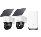 eufy SoloCam S340 2-Cam Kit(HomeBase S380),Solar Security Camera,Wireless