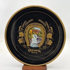 VINTAGE ADVERTISING OLYMPIA  BEER SERVING TRA...