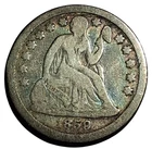 1859 Seated Liberty Dime Silver – VG Details – 430k Mintage Pre Civil War #887