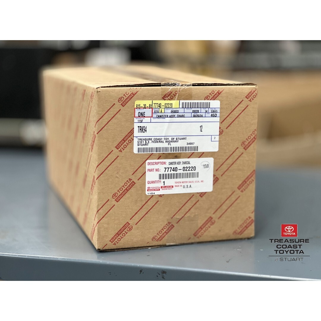 NEW OEM 2014-2019 TOYOTA COROLLA VAPOR CHARCOAL CANISTER 77740