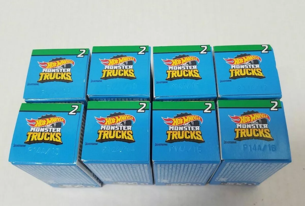 Hot Wheels Monster Trucks Set of 10 MINIS Vehicles Series 2 - NEW & BOXED!