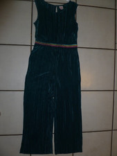 WonderNation girls TEAL jumpsuit/sweater 10/12