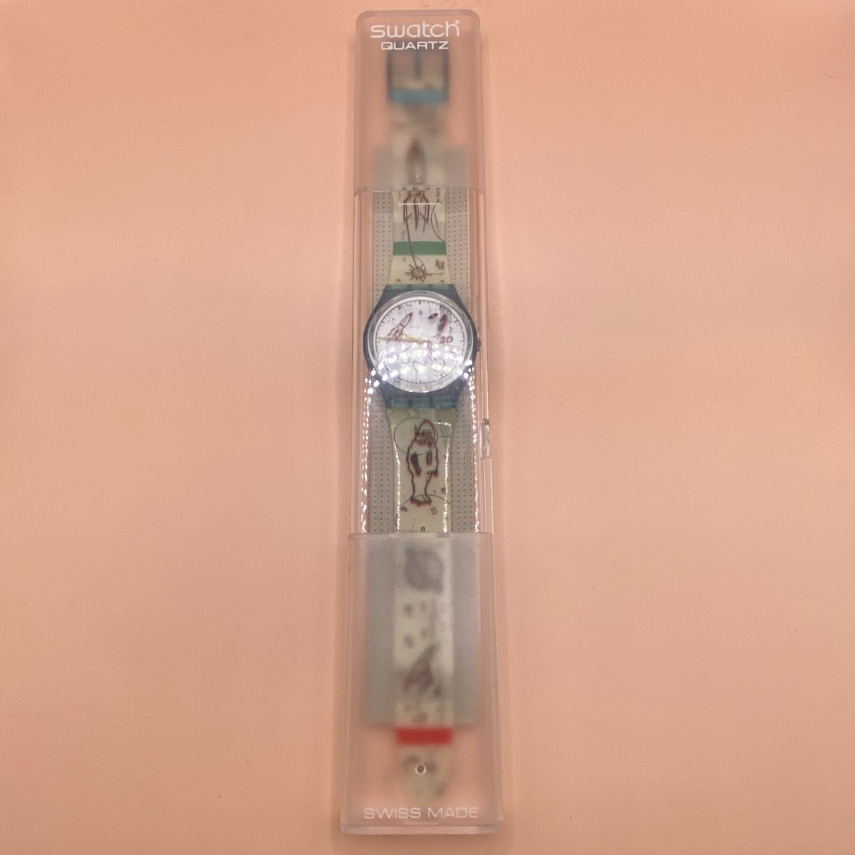 スウォッチSWATCH １９９６／３Ｄ　ＥＸＰＥＲＩＥＮＣＥ 1996 Swatch GL108 3D EXPERIENCE Watch | Vintage Swatch Gent