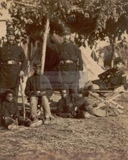 ESCAPED AFRICAN AMERICAN SLAVES FIGHTING IN THE CIVIL WAR 8X10 PHOTO