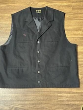 Wyoming Traders Canvas Vest Size XL Real Full