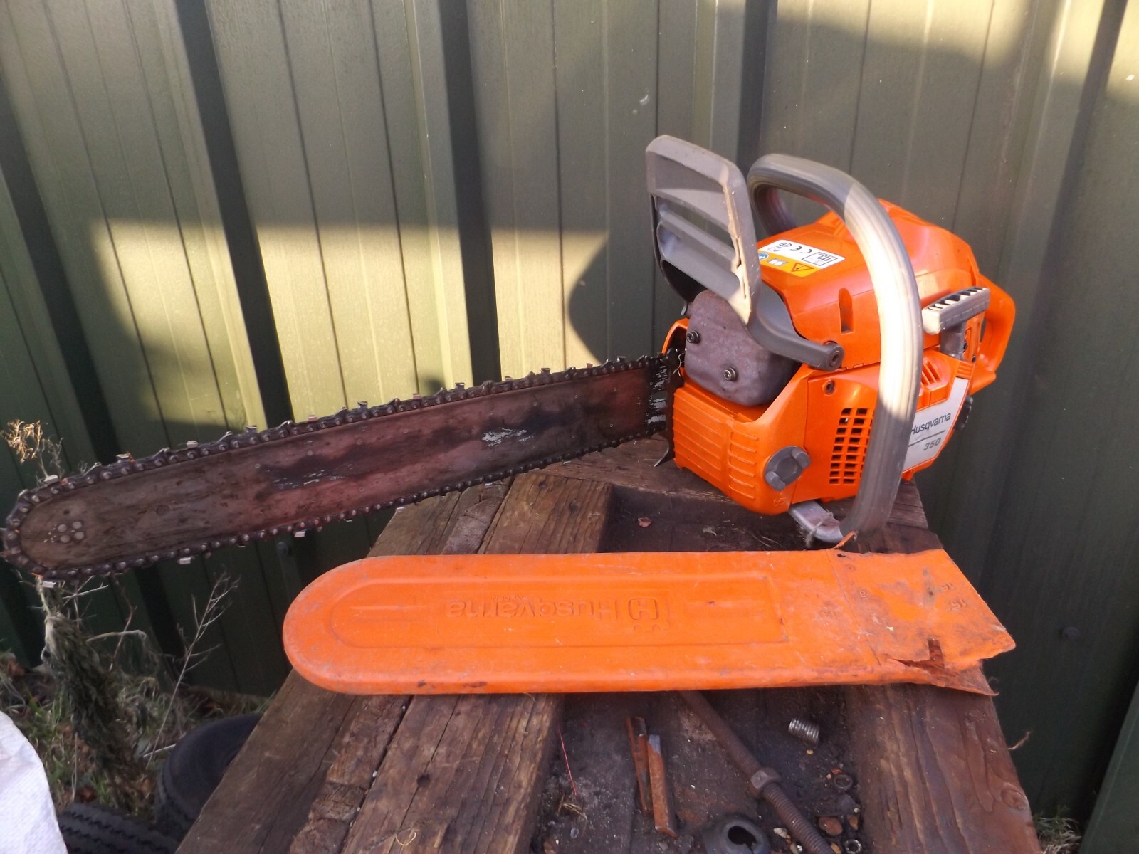 Husqvarna 350 Chainsaw barn find eBay