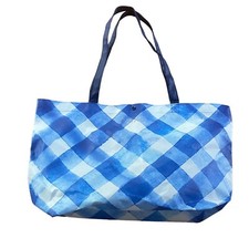 Bath  Body Works Gingham Shopper Tote Bag Large VIP Bag Black Friday 2019