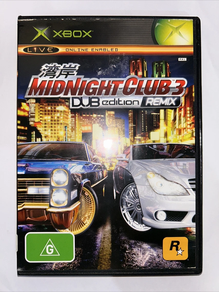 Midnight Club 3: Dub Edition Remix + Manual - Xbox Original : FREE & FAST  POST!