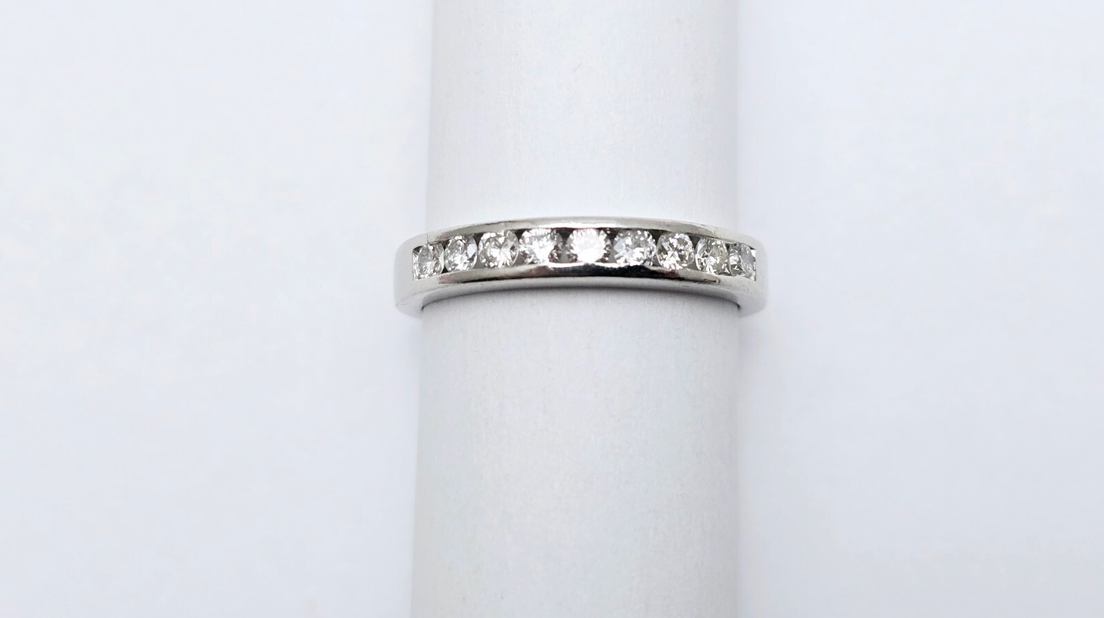Exquisite Solid Platinum 950 Round Diamond Engage… - image 5