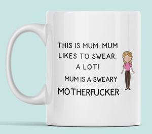 sweary mum mug