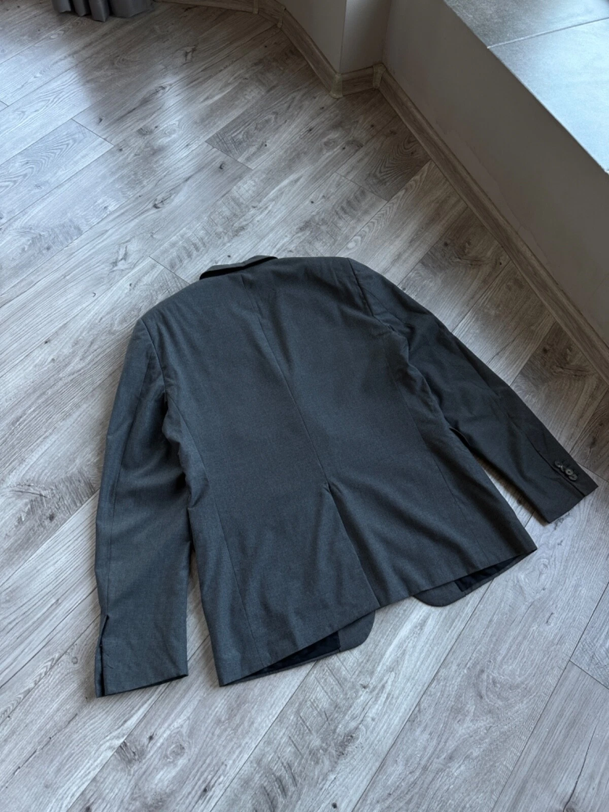 LOUIS VUITTON（LV） Louis Vuitton tuta uomo grigio lusso classico lana 2 pezzi Taglia:56