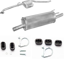 Komplette Auspuffanlage Opel Omega B 2.0i 8V 16V Kombi Auspuff + Montagezubehör