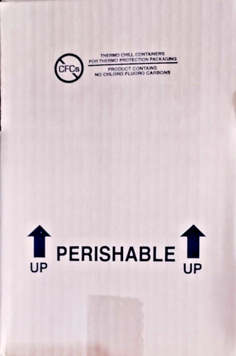 Polar Tech 202/T11C Thermo Chill Foam Insulated Shipping Kit 6 x 5 x 4.5" ID - Picture 9 of 10