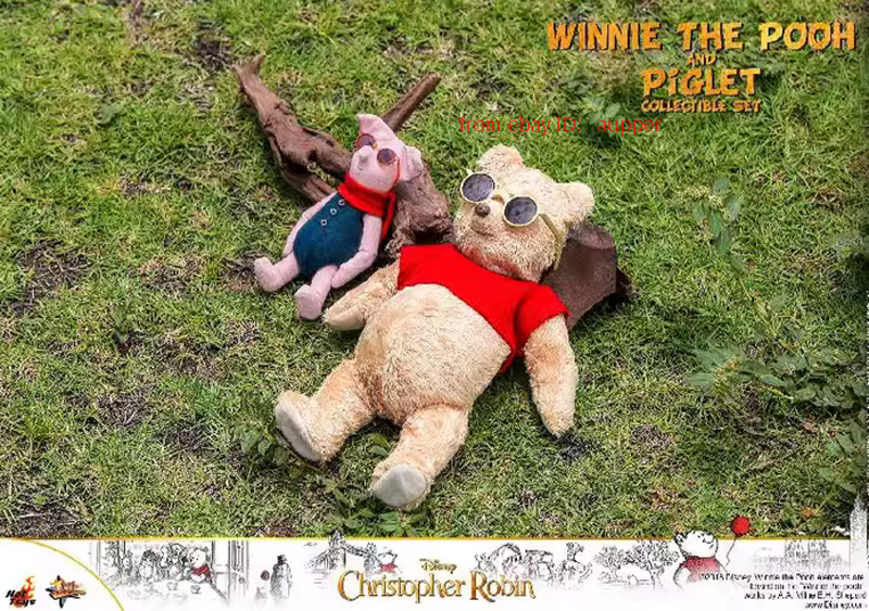 Hot Toys Mms503 1/6 Christopher Robin Winnie The Pooh & Piglet Set